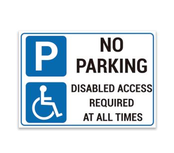 Black and Gold ‘NO PARKING’ and ‘KEEP DRIVEWAY ENTRANCE CLEAR’, ‘THANK YOU’ Warning Sign. Tough, Durable and Rust-Proof Weatherproof PVC Sign for Outdoor Use, 297MM X 210MM. No 016 