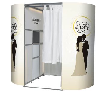 Elegant Gold Prom Night Photo Booth Experience Skins