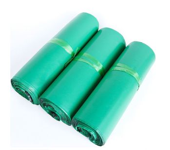 100pcs Self Adhesive Green Mailing Bag 170mm x 260mm + 40mm