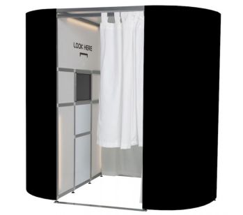 A Set of White Gloss BOOTH EXPERIENCE Photo Booth Skins 