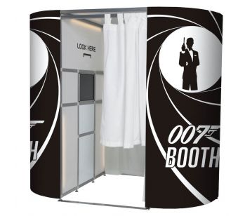 Bond 007 Swirl Photo Booth Panel Skins
