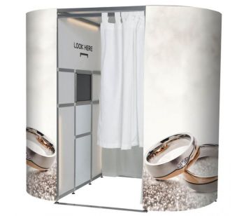 Two Wedding Rings Photo Booth Experience Skins