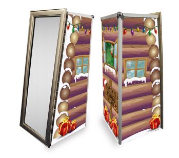 Magic Mirror SE Snowy Santa’s Wood Log Cabin Full Set